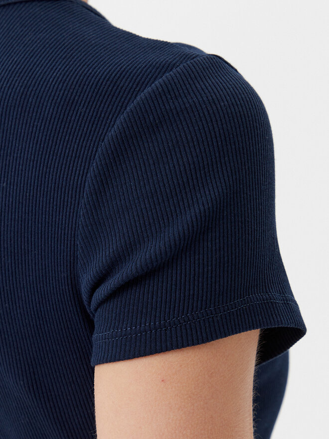 Tommy Jeans Tommy Jeans Póló DW0DW19502 Sötétkék Slim Fit