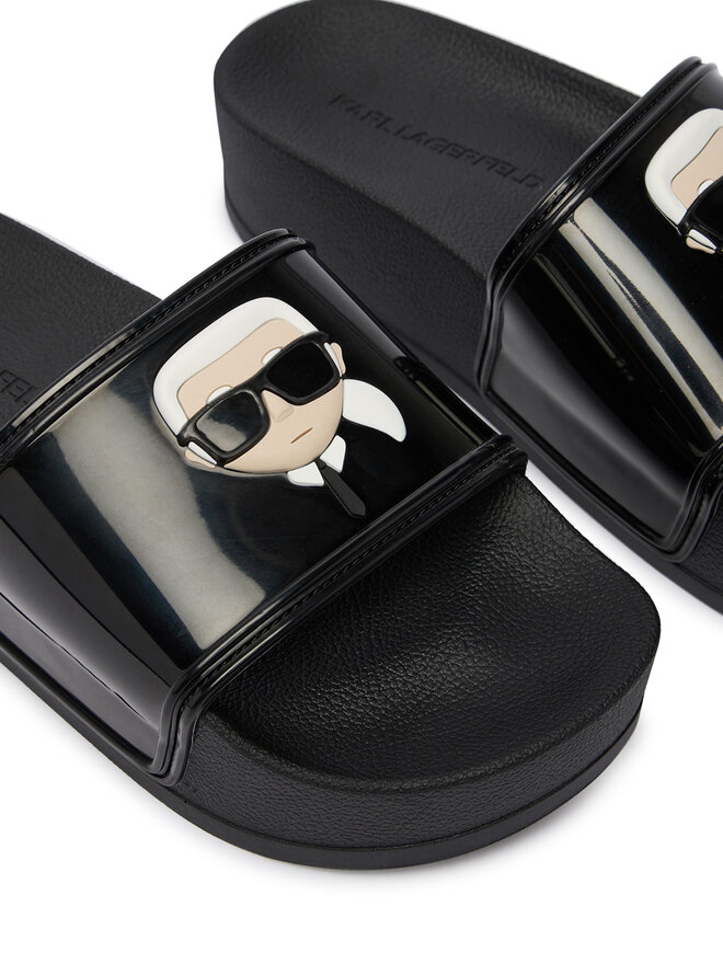 KARL LAGERFELD Pantoletten KARL LAGERFELD Kondo Maxi II KL80805C Schwarz
