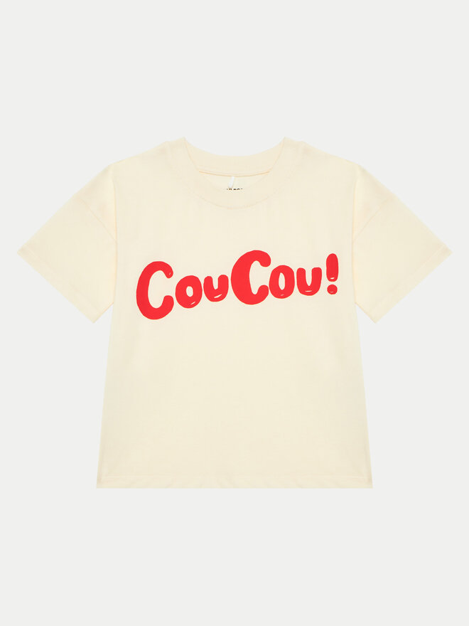 MINI RODINI Mini Rodini Póló Coucou 2472012911 Ekru Regular Fit