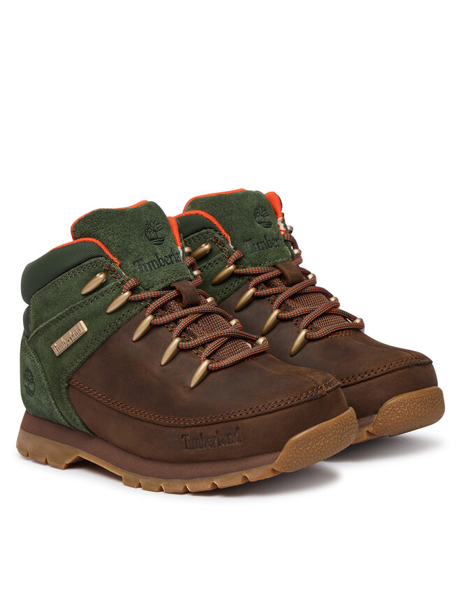 Timberland Schnürschuhe Timberland Euro Sprint TB0A5SRAAFK1 Braun