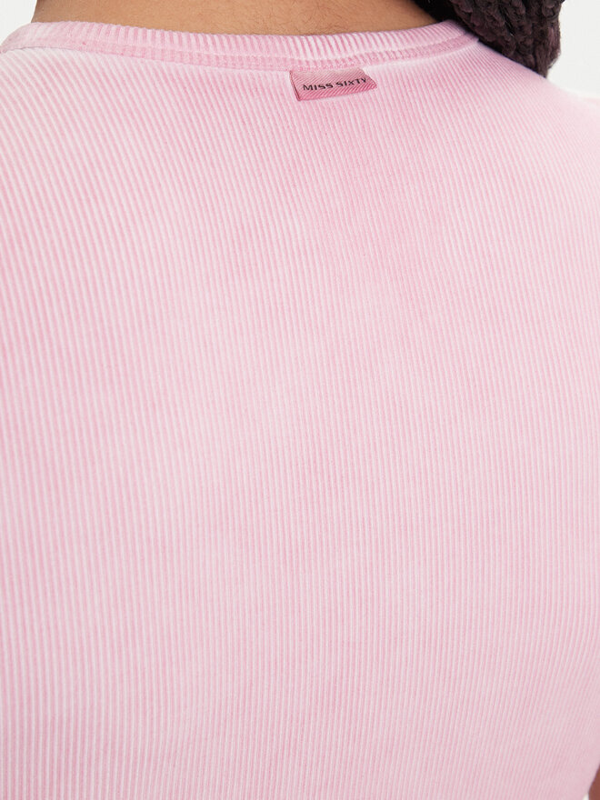 Miss Sixty Miss Sixty Camiseta 6S2SJ44500 Rosa Slim Fit
