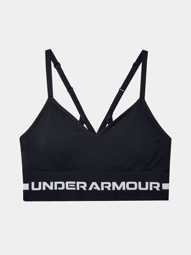 Under Armour Under Armour Špotni nedrček Ua Seamless Low Long Bra 1357719-001 Črna Compression Fit