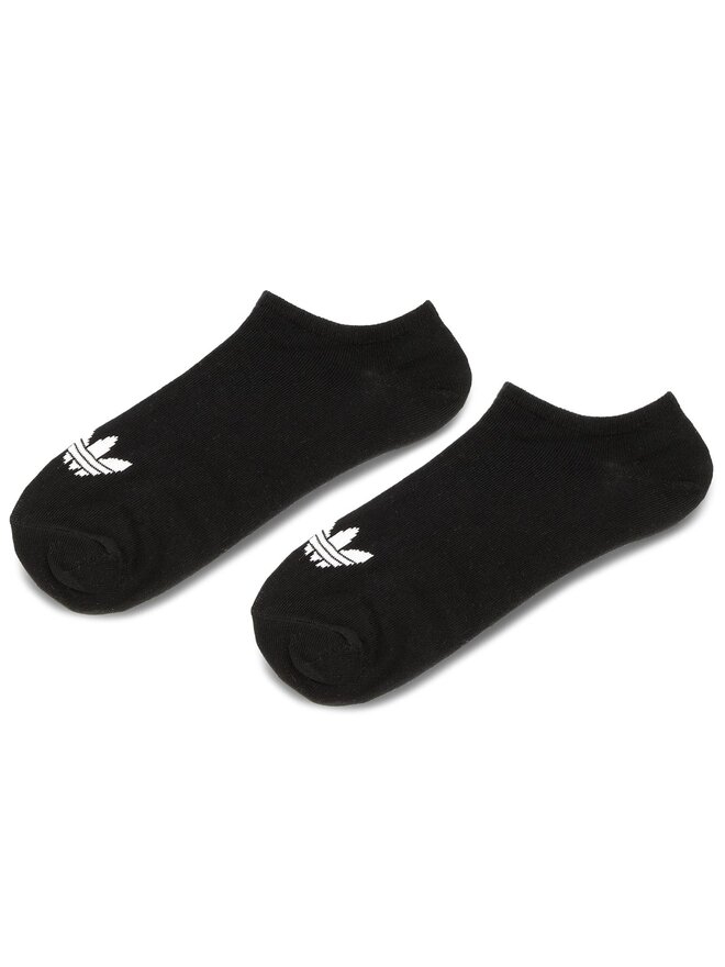 adidas Set di 3 paia di calzini corti unisex adidas Trefoil Liner S20274 Nero