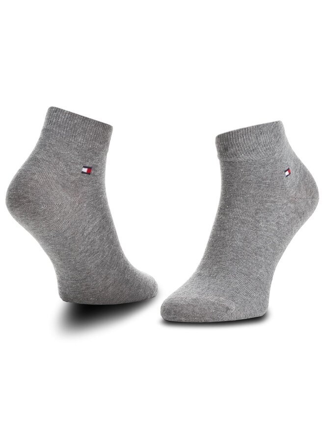Tommy Hilfiger 2 pares de calcetines cortos para hombre Tommy Hilfiger 342025001 Gris