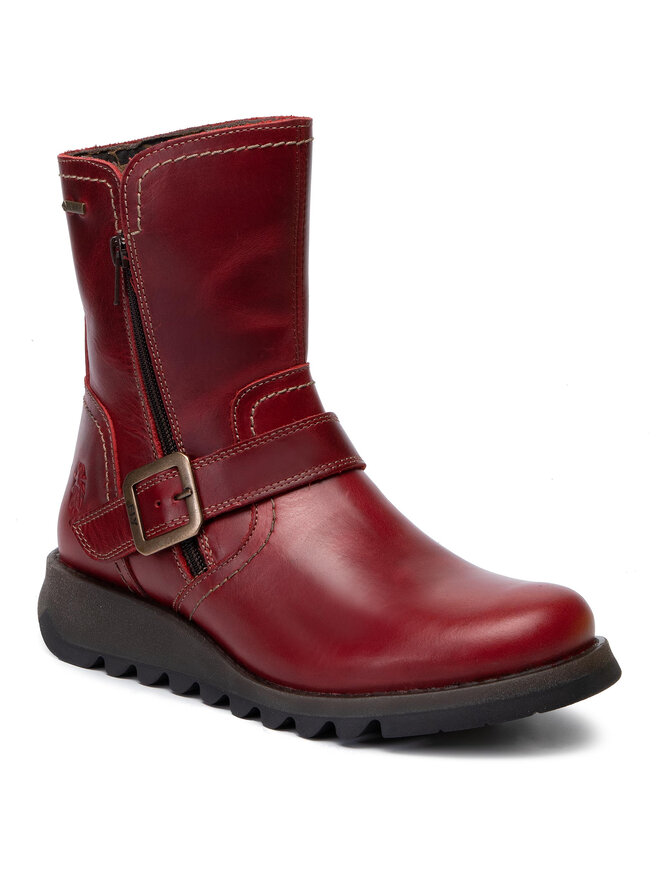 Botki Fly London Sekufly GORE TEX P144376004 Czerwony eobuwie .pl