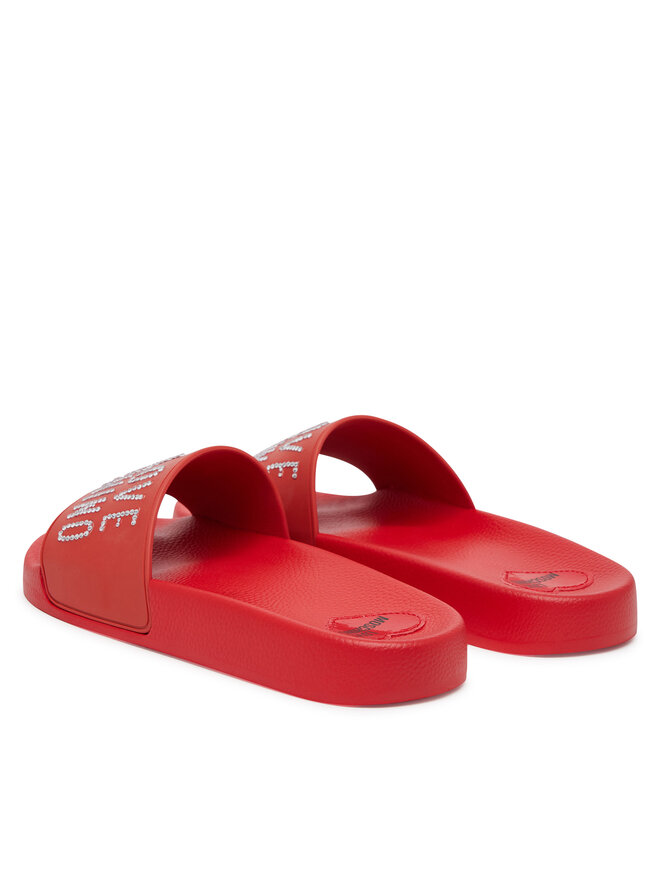 LOVE MOSCHINO Papucs LOVE MOSCHINO JA28122G0MI13500 Piros