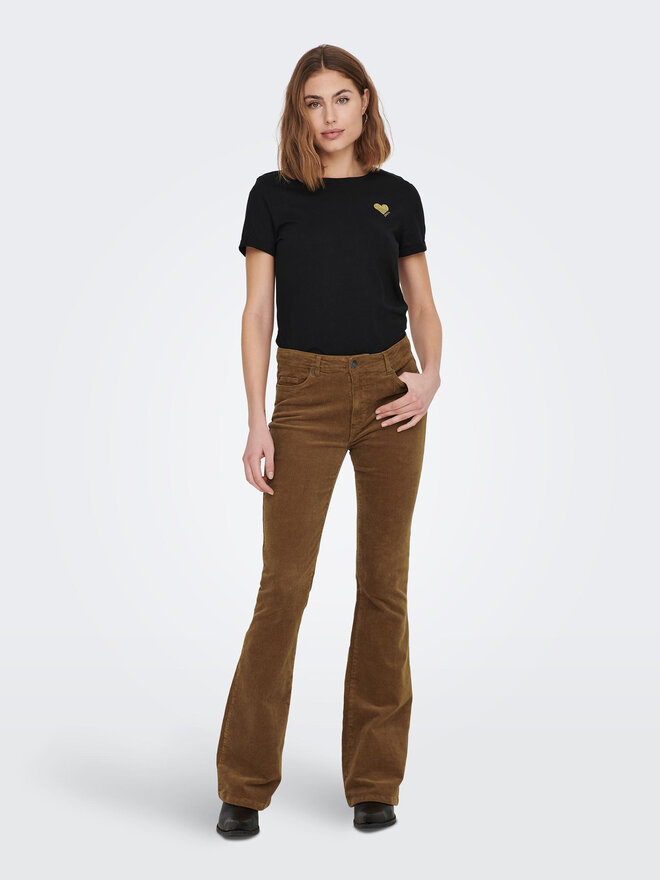 ONLY ONLY Marškinėliai Kita 15244714 Juoda Regular Fit