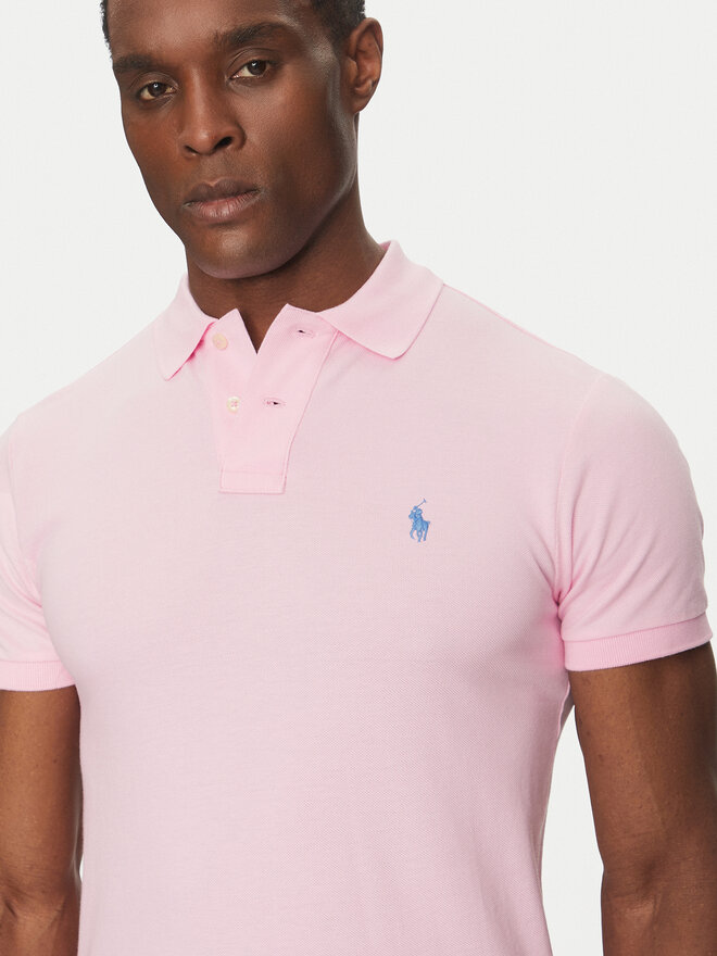 Polo Ralph Lauren Polo Ralph Lauren Поло Core Replen 710795080 Рожевий Slim Fit