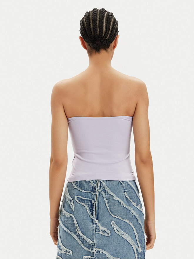 Tommy Jeans Tommy Jeans Marškinėliai Essential DW0DW17989 Violetinė Slim Fit
