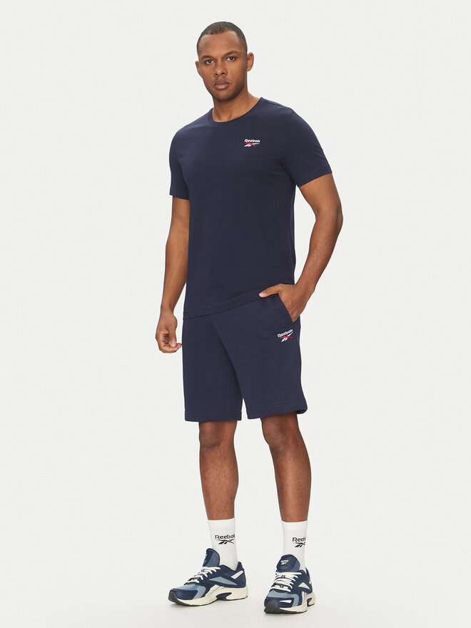 Reebok Reebok Póló 100059647 Sötétkék Regular Fit