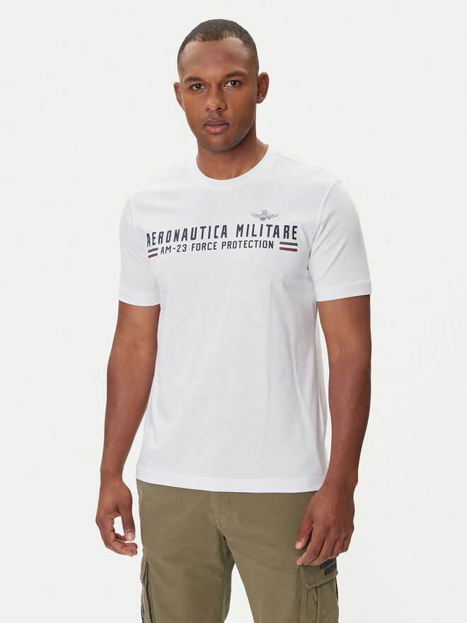Aeronautica Militare Aeronautica Militare Camiseta 252TS1942UJ00538 Blanco Regular Fit