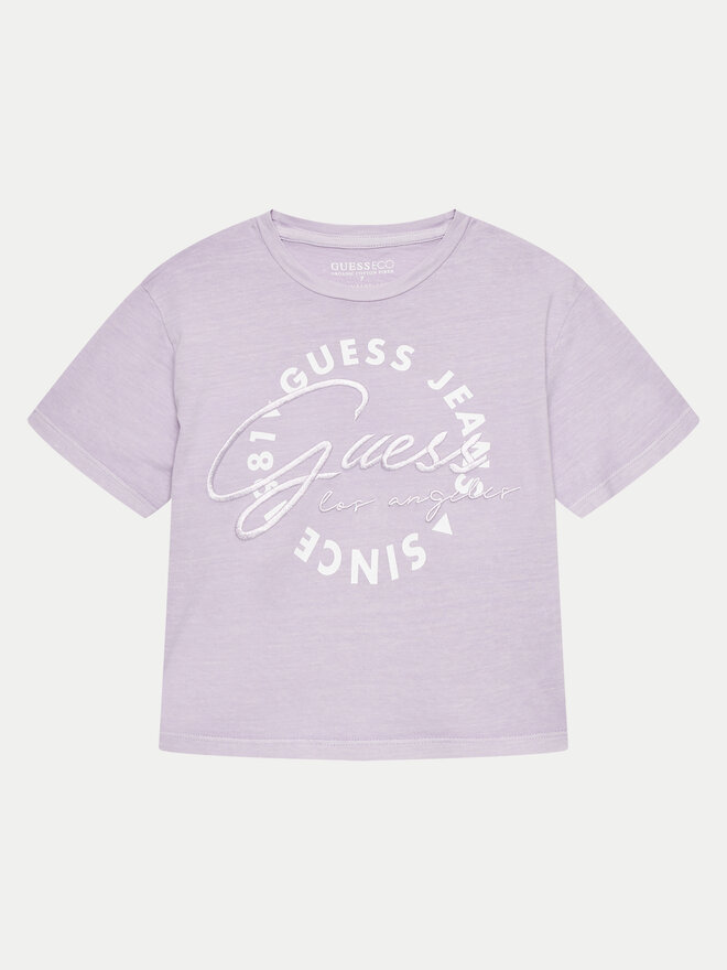 Guess Guess Camiseta J4GI30 K8HM4 Violeta Boxy Fit