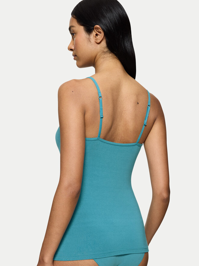 Triumph Triumph Felső Feel Of Modal 10221654 Türkizkék Slim Fit