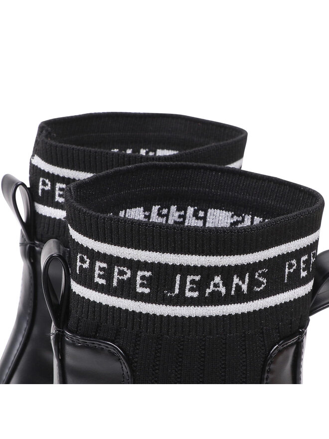 Pepe Jeans Ботильйони Pepe Jeans Coventry Chelsea PLS50443 Чорний
