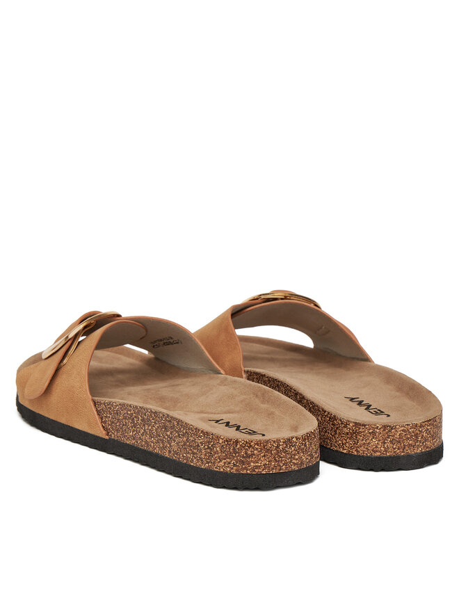 JENNY Pantoletten JENNY LB-P1598-YLD Braun