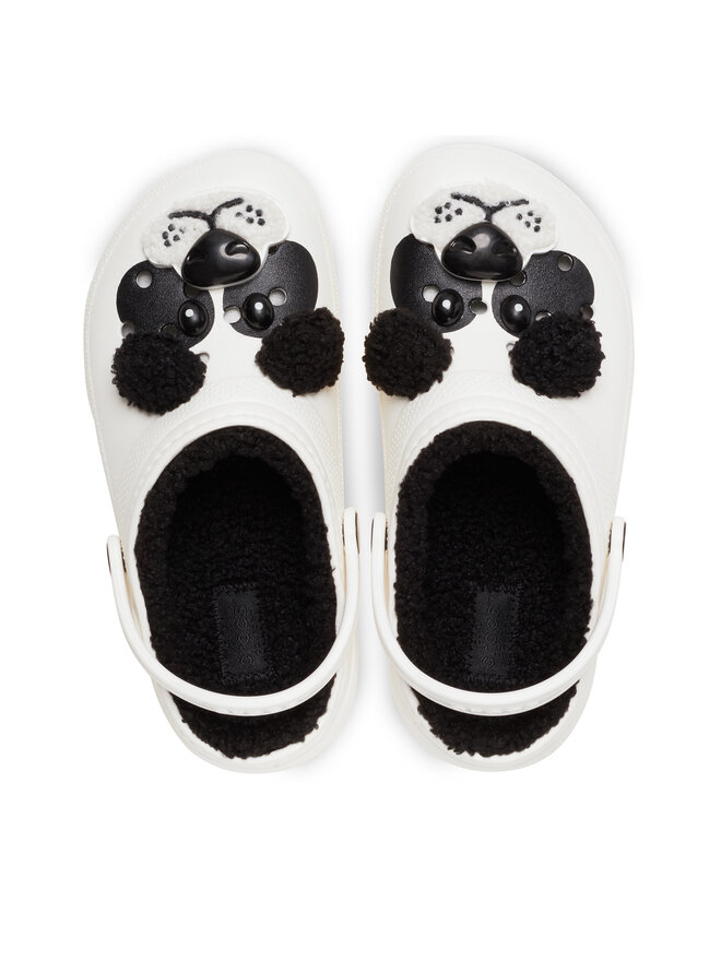Crocs Papucs Crocs Classic Lined Iam Panda Bear Clog K 210400 Fehér