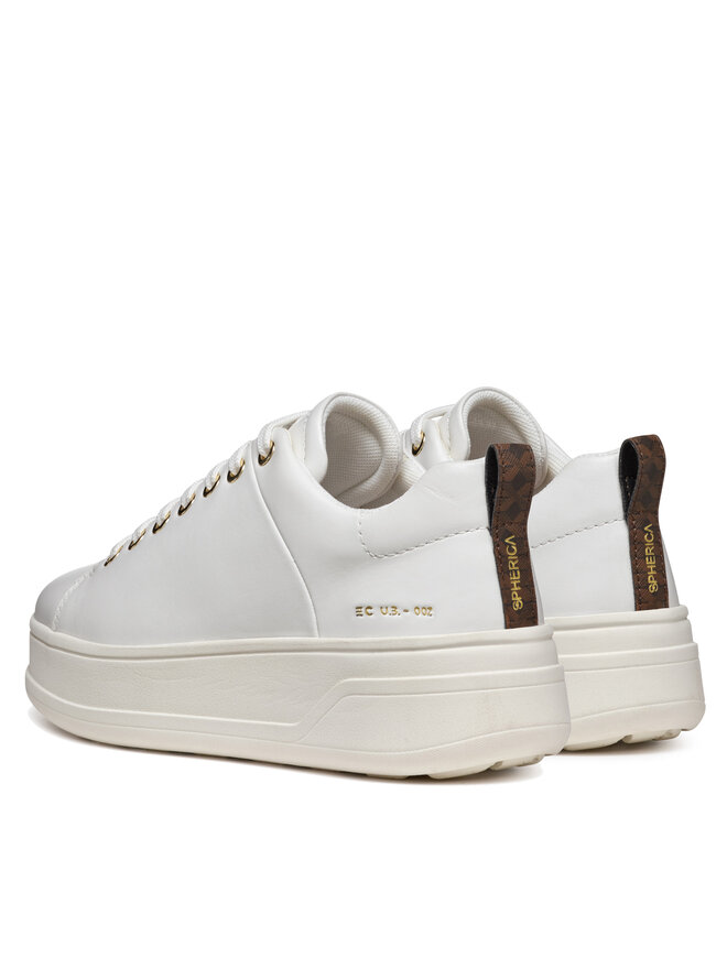Geox Sneakersy Geox D Spherica Ecub-2 D46WVA 00085 C1000 Bílá