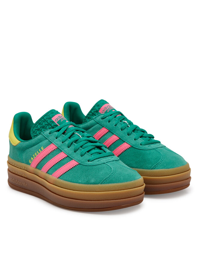 Sneakersy adidas Gazelle Bold JH9668 Zielony | eobuwie.com.pl