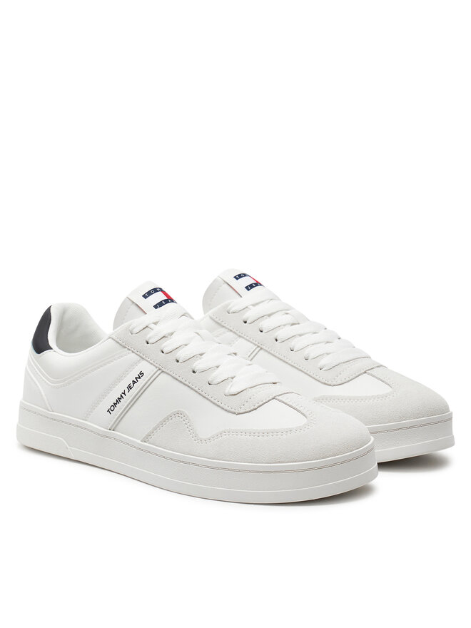 Tommy Jeans Sneakers Tommy Jeans Tjm Leather Retro Cupsole EM0EM01414 Écru