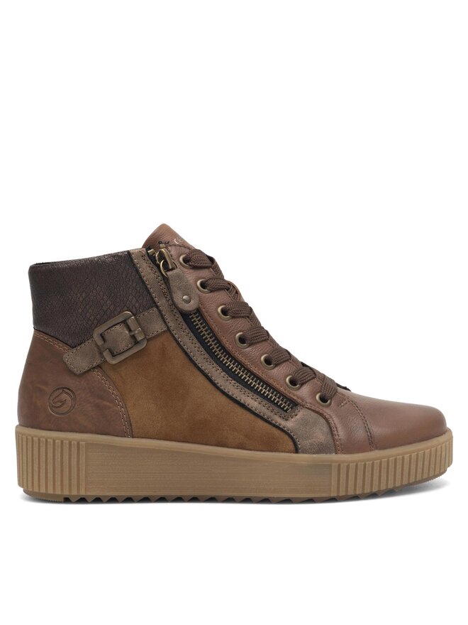 Remonte Sneakersy Remonte R7997-24 Brązowy