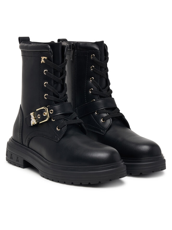Patrizia Pepe Schnürschuhe Patrizia Pepe PJ456.31 Schwarz
