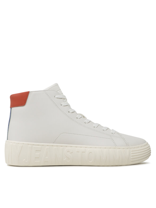 Tommy Jeans Sneakersy Tommy Jeans Tjm Outsole Mid Cut EM0EM01218 Biały