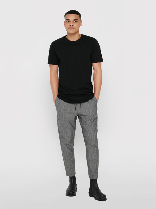 Only & Sons Only & Sons Marškinėliai Matt 22002973 Juoda Regular Fit