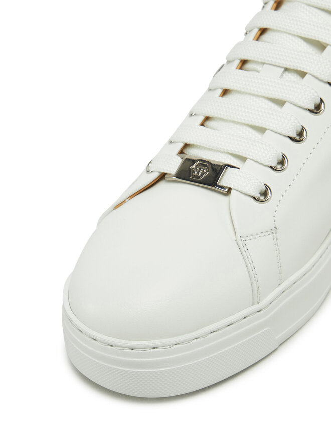 PHILIPP PLEIN Sneakersy PHILIPP PLEIN SAES USC0670 PLE010 Biały