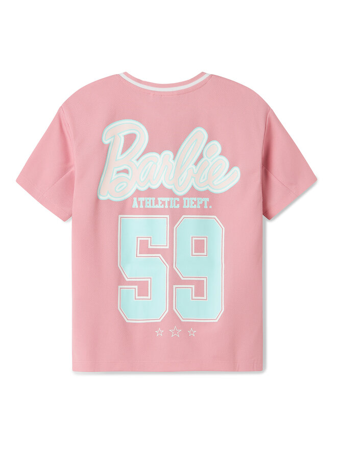 NAME IT NAME IT Marškinėliai Barbie 13243113 Rožinė Relaxed Fit
