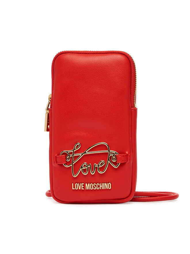 LOVE MOSCHINO Чантичка за телефон LOVE MOSCHINO JC5737PP0MKG0500 Червен