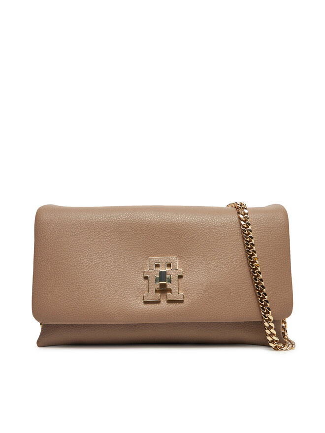 Tommy Hilfiger Ročna torba Tommy Hilfiger AW0AW17462 Bež