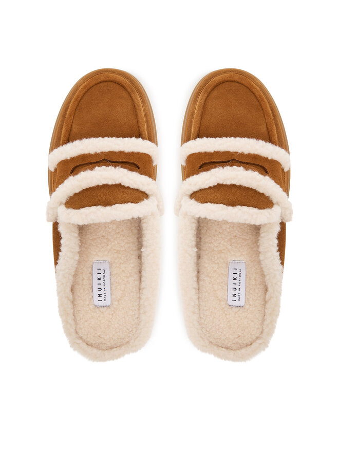 Inuikii Natikači Inuikii Mule Wool 1004.017.0011 Rjava
