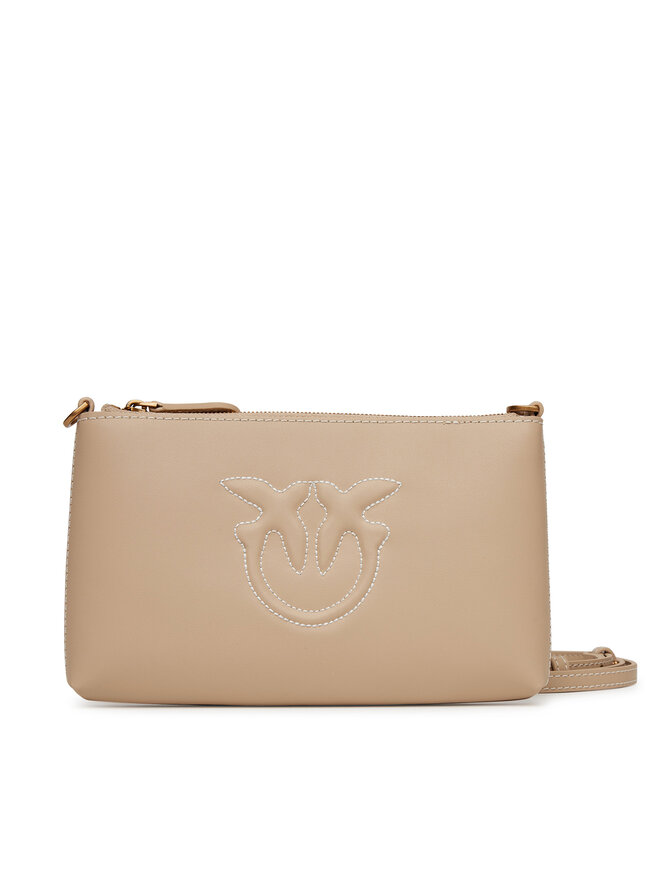 PINKO Handtasche PINKO Flat Horizontal Mini PE 25 PCPL 104277 A2AN Beige