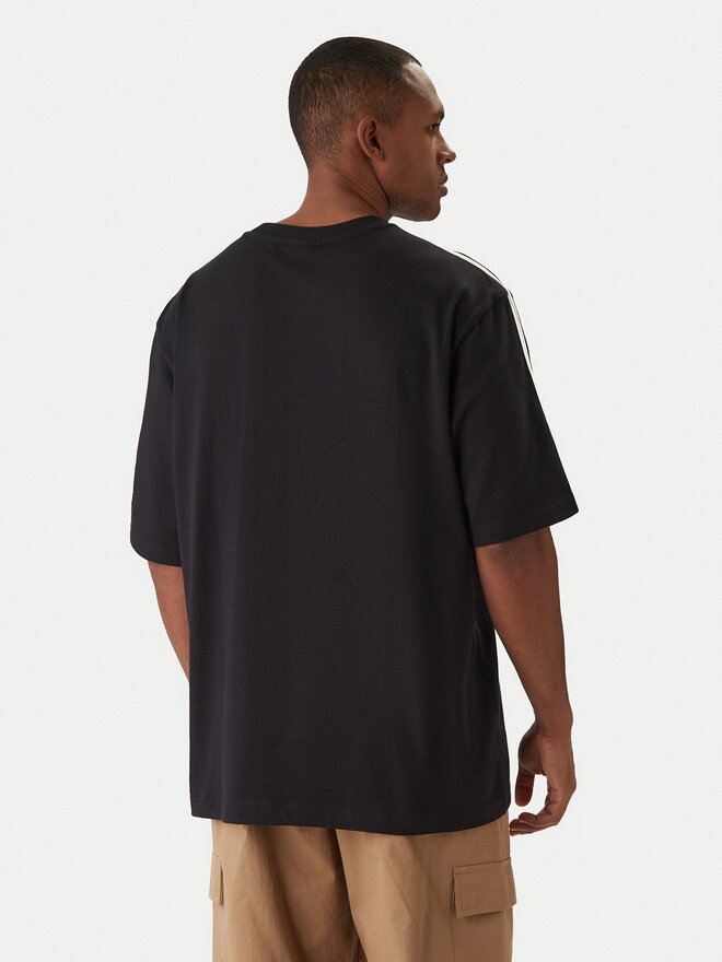 adidas adidas T-Shirt adicolor 3-Stripes KD4095 Schwarz Oversize
