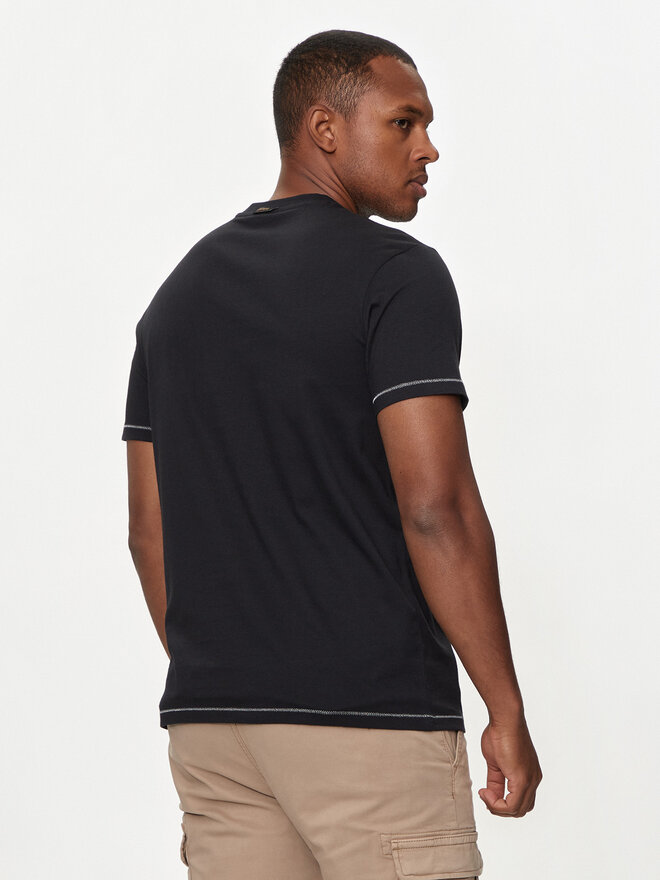 Napapijri Napapijri T-Shirt S-Rollin NP0A4I3D Μαύρο Regular Fit
