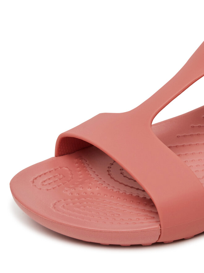 Crocs Sandały Crocs SERENA SANDAL 205469-682 Różowy