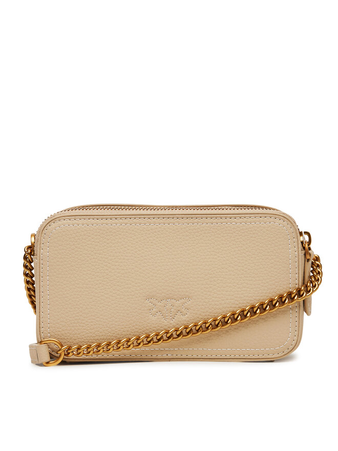 Сумка PINKO Carrie Camera Case Mini 103799 A1LF Бежевий | evzuttya