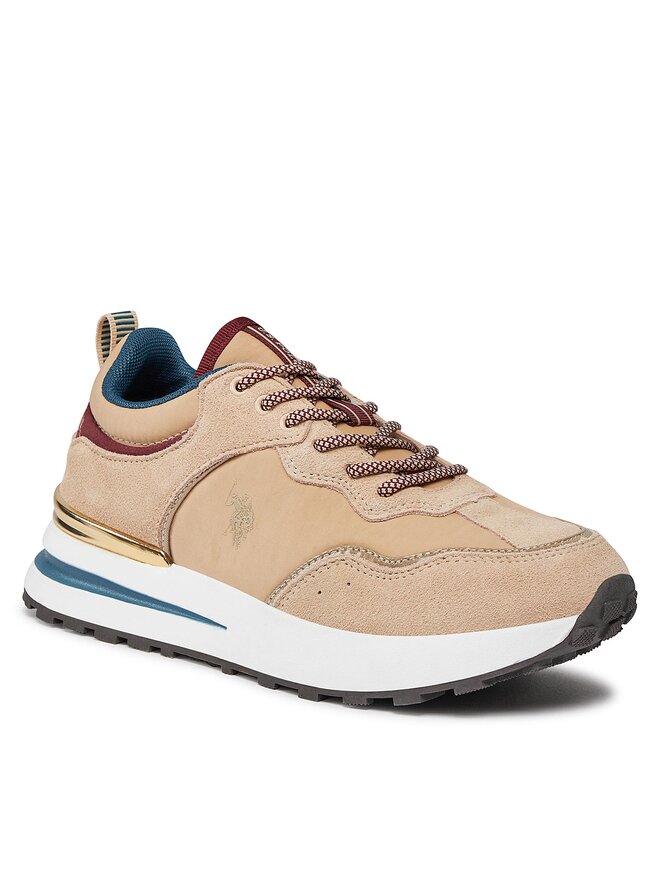 U.S. Polo Assn. Сникърси U.S. Polo Assn. SOFIA002B Бежов