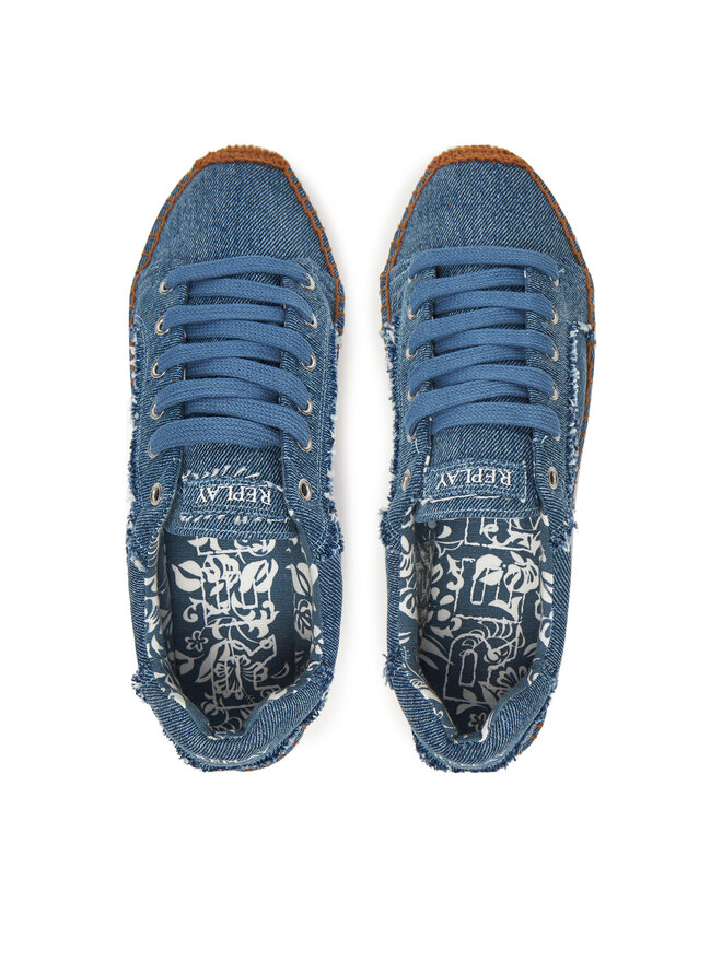 REPLAY Espadrile REPLAY GWF22 .000.C0088T Albastru