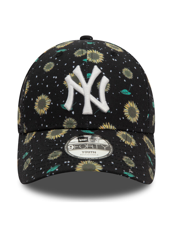 New Era Czapka z daszkiem New Era Kids Floral Aop 940 Ne 60503478 M Czarny