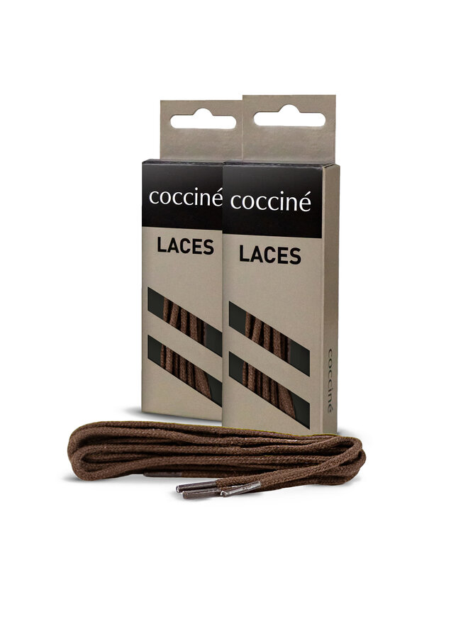 Coccine Κορδόνια παπουτσιών Coccine SZNUROWADŁA 90 cm F3 BAWEŁNIANE v.AZ Καφέ