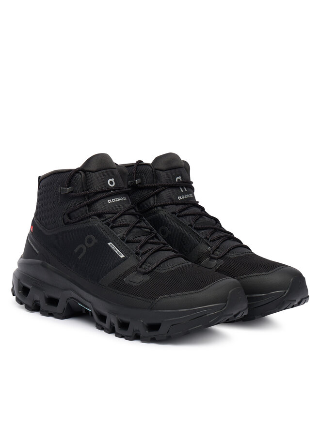 On Scarpe da trekking On Cloudrock Mid Waterproof 3MF10161043 Nero