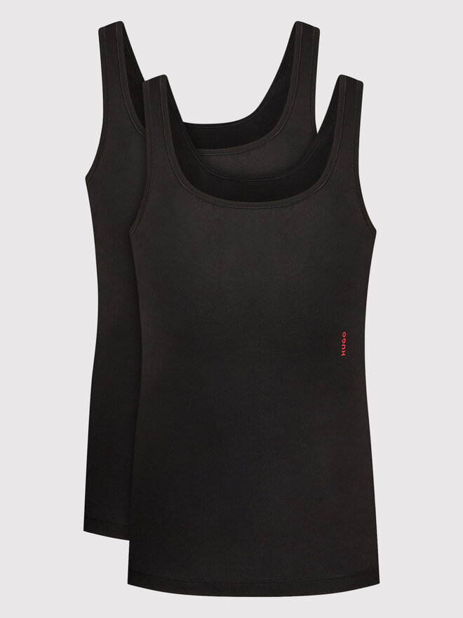 HUGO HUGO Pack de 2 tops 50469682 Negro
