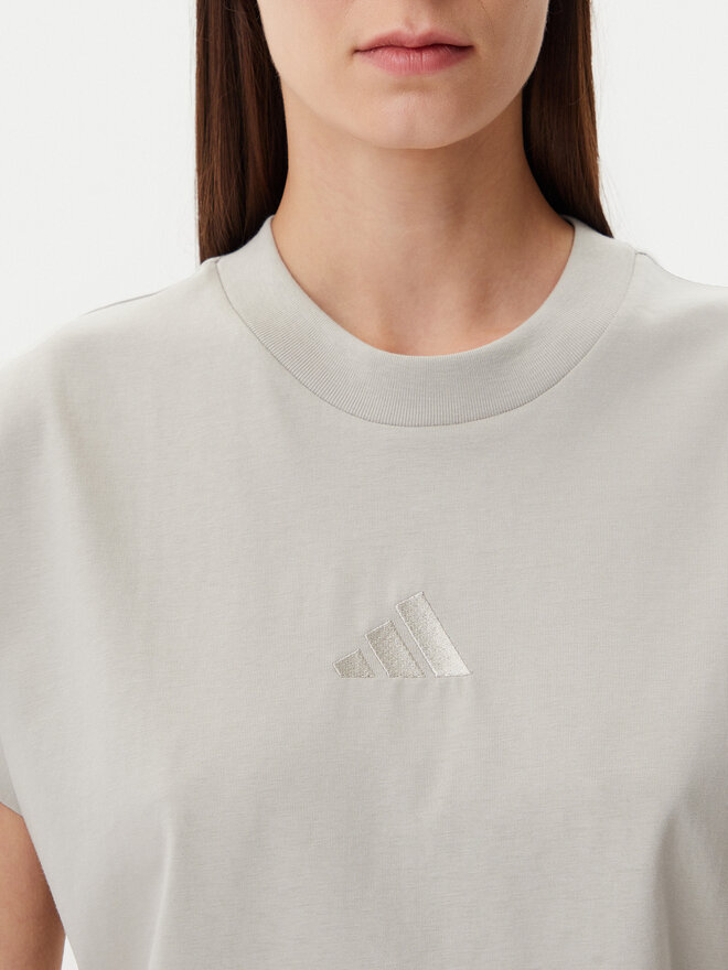 adidas adidas T-Shirt ALL SZN JJ1241 Beige Regular Fit