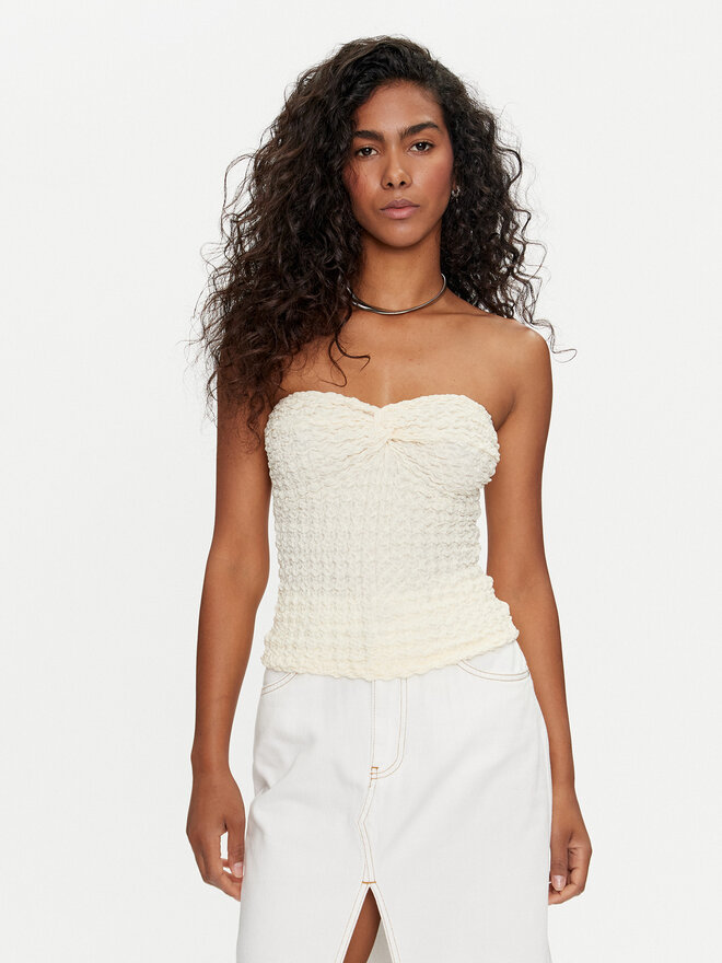 Vila Vila Τοπ Tiro 14106707 Μπεζ Regular Fit