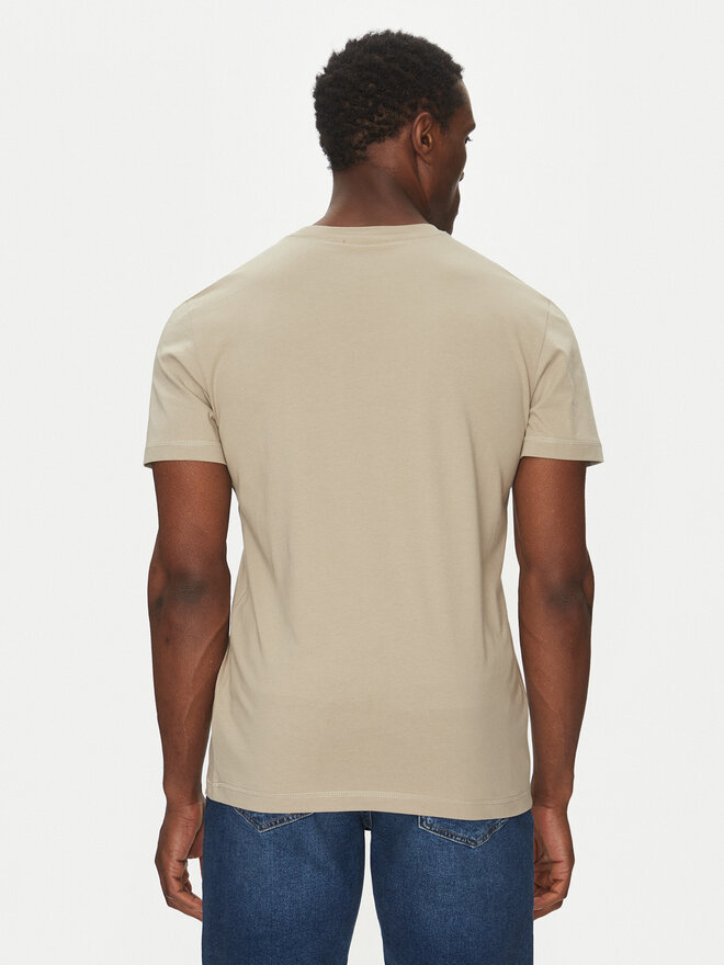 Calvin Klein Jeans Calvin Klein Jeans Camiseta Monologo J30J325649 Beis Regular Fit