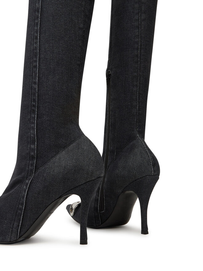 Diesel Stivali sopra il ginocchio Diesel D-Venus Tbt D Y03316P6901 T8013 Nero