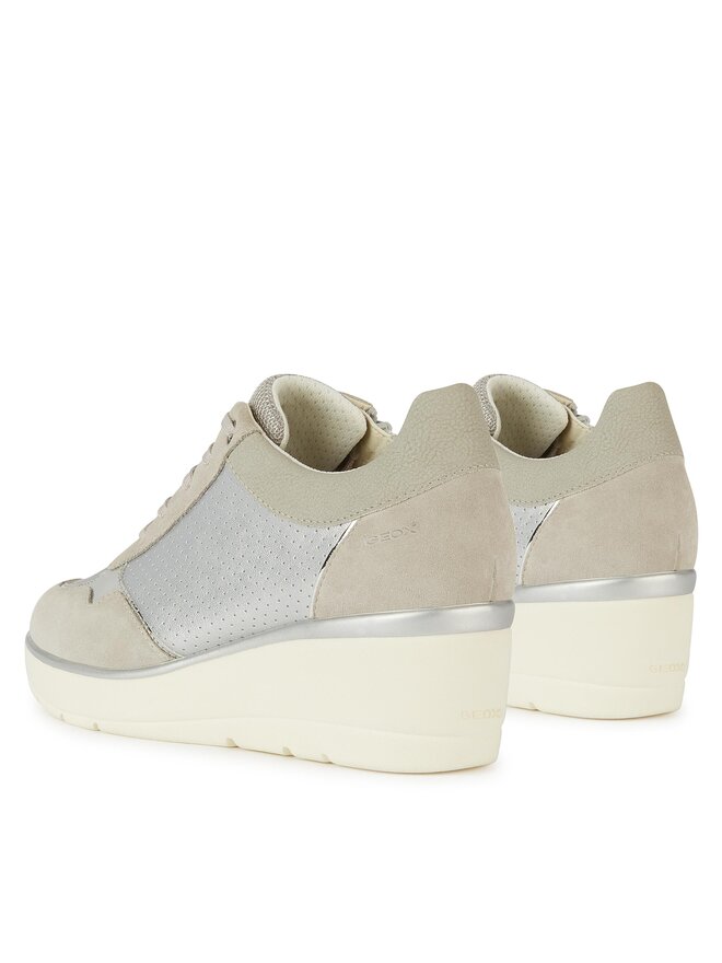 Geox Tenisice Geox D Ilde D25RAA 0AJ22 C0898 Srebrna