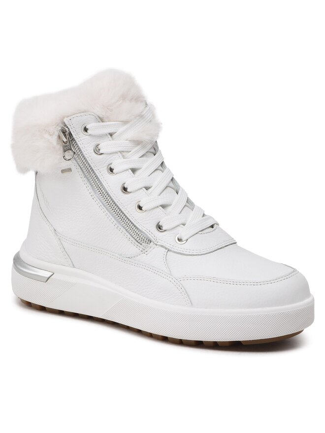 Geox Polokozačky Geox D Dalyla B Abx A D26QSA 00046 C1000 Bílá