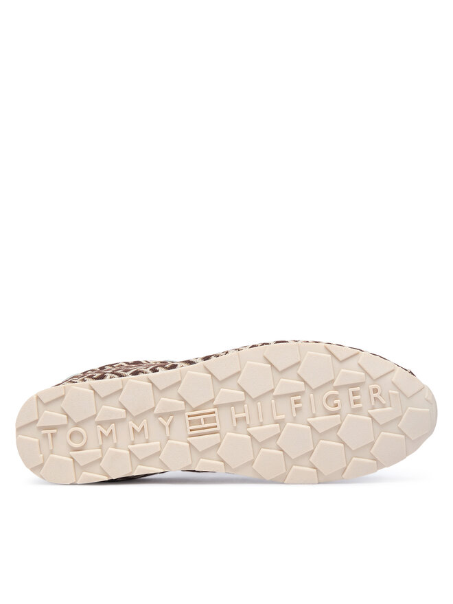 Tommy Hilfiger Sneakers Tommy Hilfiger Bella Monogram Sneaker FW0FW09523 Braun
